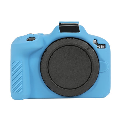 For Canon EOS R50 Soft Silicone Protective Case(Dark Blue) by buy2fix