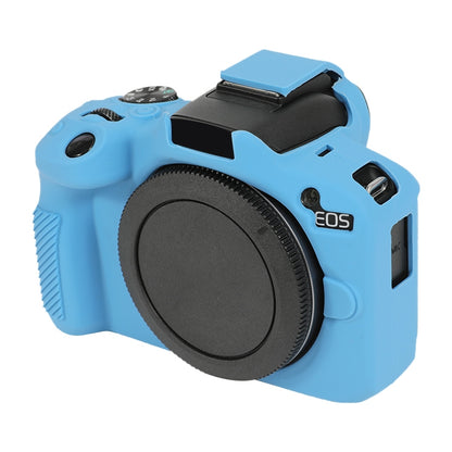 For Canon EOS R50 Soft Silicone Protective Case(Dark Blue) by buy2fix