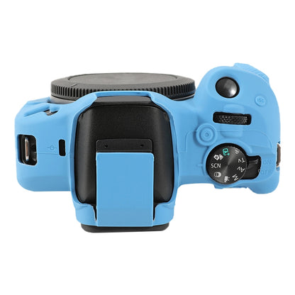 For Canon EOS R50 Soft Silicone Protective Case(Dark Blue) by buy2fix