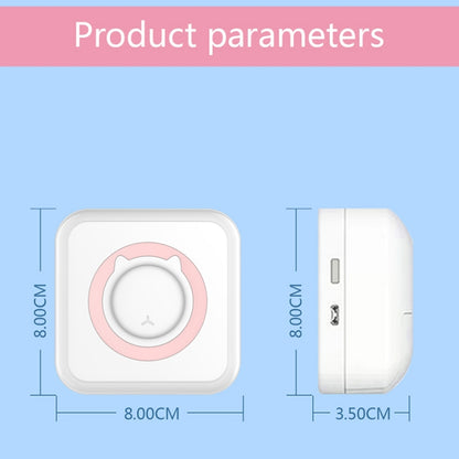 C15 Portable Multifunction Mini Printer Support OCR Text Scanning(Pink) - Receipt Printers by buy2fix | Online Shopping UK | buy2fix