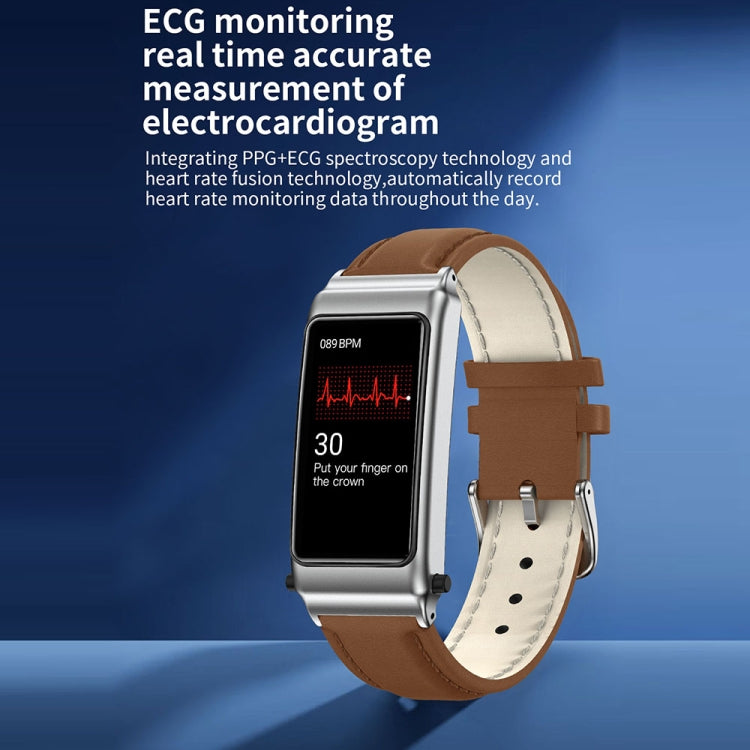 K80 1.57 inch Silicone Band IP67 Earphone Detachable Smart Watch Support Bluetooth Call(Silver) by buy2fix