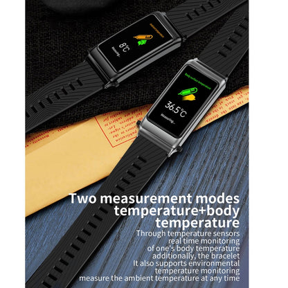 K80 1.57 inch Silicone Band IP67 Earphone Detachable Smart Watch Support Bluetooth Call(Black) by buy2fix