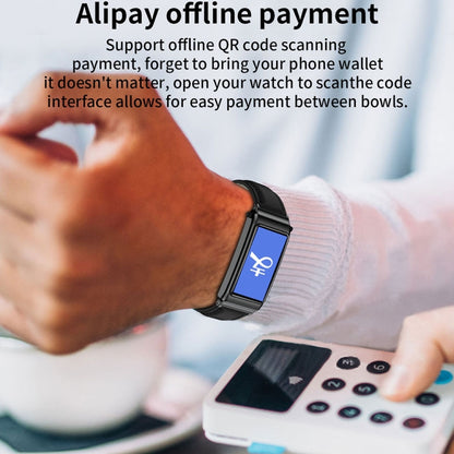 K80 1.57 inch Leather Band IP67 Earphone Detachable Smart Watch Support Bluetooth Call(Silver) by buy2fix