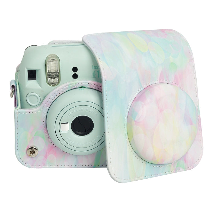 For FUJIFILM instax mini 12 Painted Full Body Leather Case Camera Bag with Strap(Dream Bubble) by buy2fix