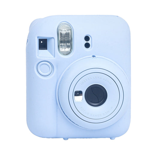 For FUJIFILM instax mini 12 Soft Silicone Camera Protective Case(Blue) by buy2fix