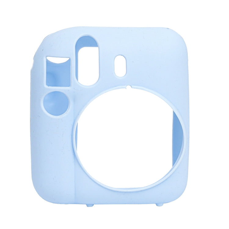 For FUJIFILM instax mini 12 Soft Silicone Camera Protective Case(Blue) by buy2fix