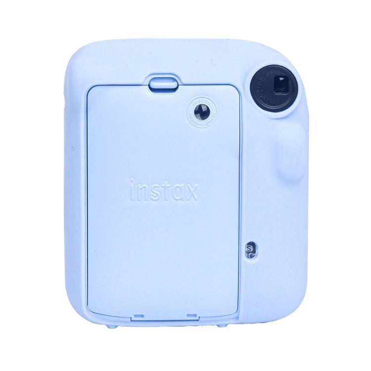 For FUJIFILM instax mini 12 Soft Silicone Camera Protective Case(Blue) by buy2fix