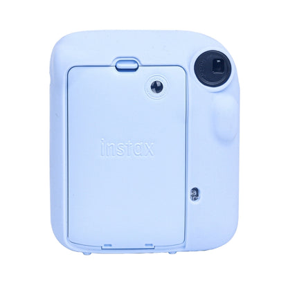 For FUJIFILM instax mini 12 Soft Silicone Camera Protective Case(Blue) by buy2fix