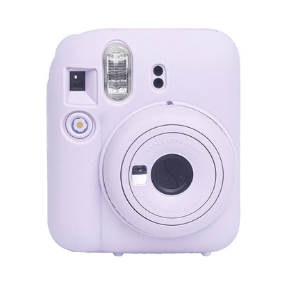 For FUJIFILM instax mini 12 Soft Silicone Camera Protective Case(Purple) by buy2fix