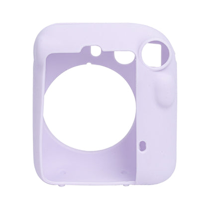 For FUJIFILM instax mini 12 Soft Silicone Camera Protective Case(Purple) by buy2fix