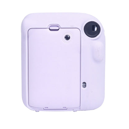 For FUJIFILM instax mini 12 Soft Silicone Camera Protective Case(Purple) by buy2fix