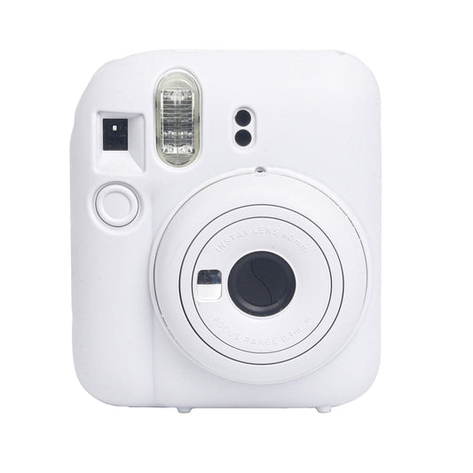 For FUJIFILM instax mini 12 Soft Silicone Camera Protective Case(White) by buy2fix