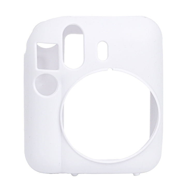 For FUJIFILM instax mini 12 Soft Silicone Camera Protective Case(White) by buy2fix