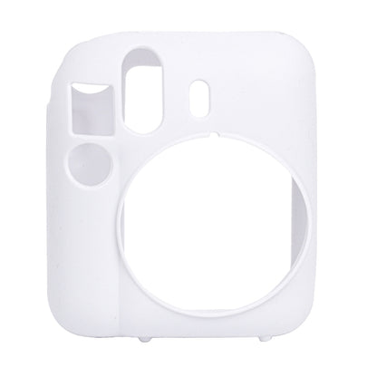 For FUJIFILM instax mini 12 Soft Silicone Camera Protective Case(White) by buy2fix