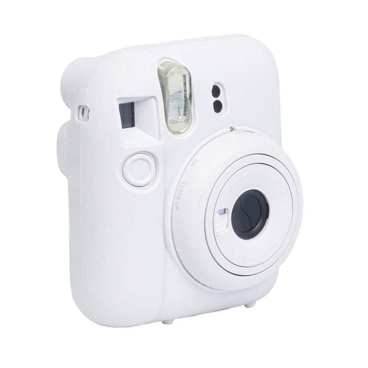 For FUJIFILM instax mini 12 Soft Silicone Camera Protective Case(White) by buy2fix