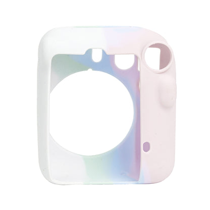 For FUJIFILM instax mini 12 Soft Silicone Camera Protective Case(Pink Blue White) by buy2fix