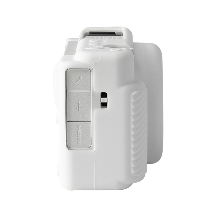For Sony ZV-1F / ZV1 M2 Soft Silicone Protective Case(White) by buy2fix