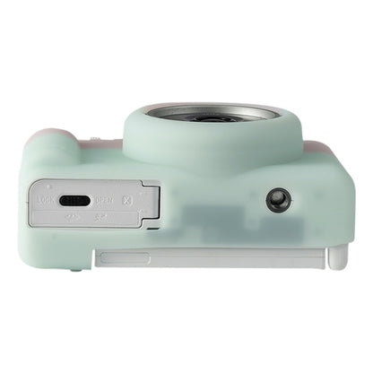 For Sony ZV-1F / ZV1 M2 Soft Silicone Protective Case(Jello Pink Green) by buy2fix