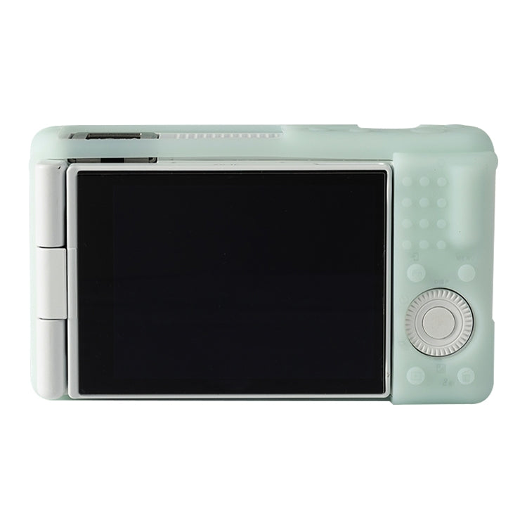 For Sony ZV-1F / ZV1 M2 Soft Silicone Protective Case(Jello Green) by buy2fix