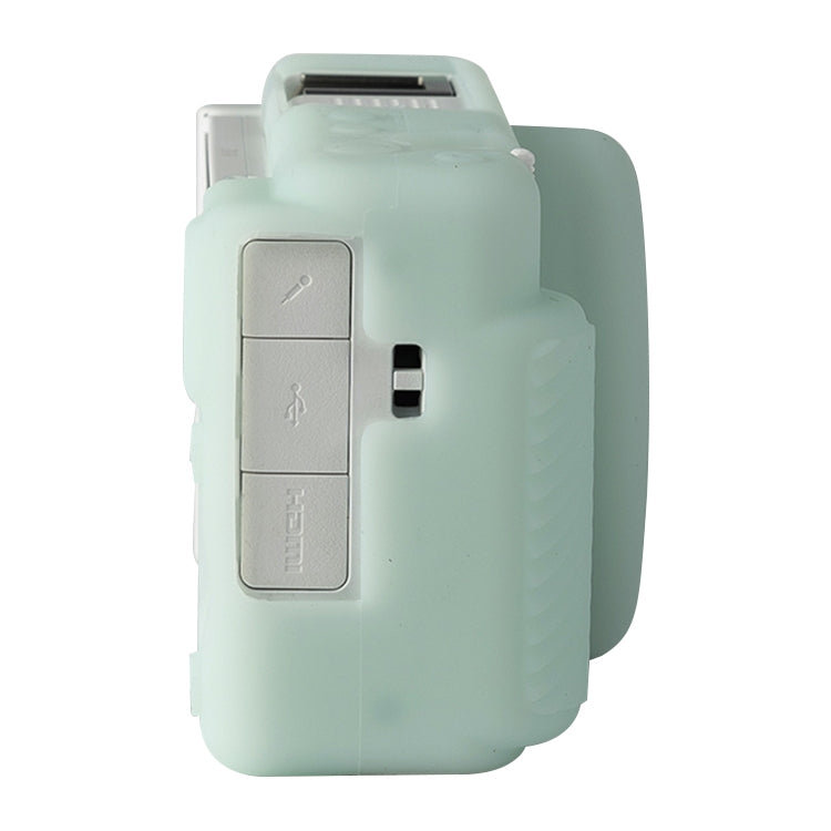 For Sony ZV-1F / ZV1 M2 Soft Silicone Protective Case(Jello Green) by buy2fix