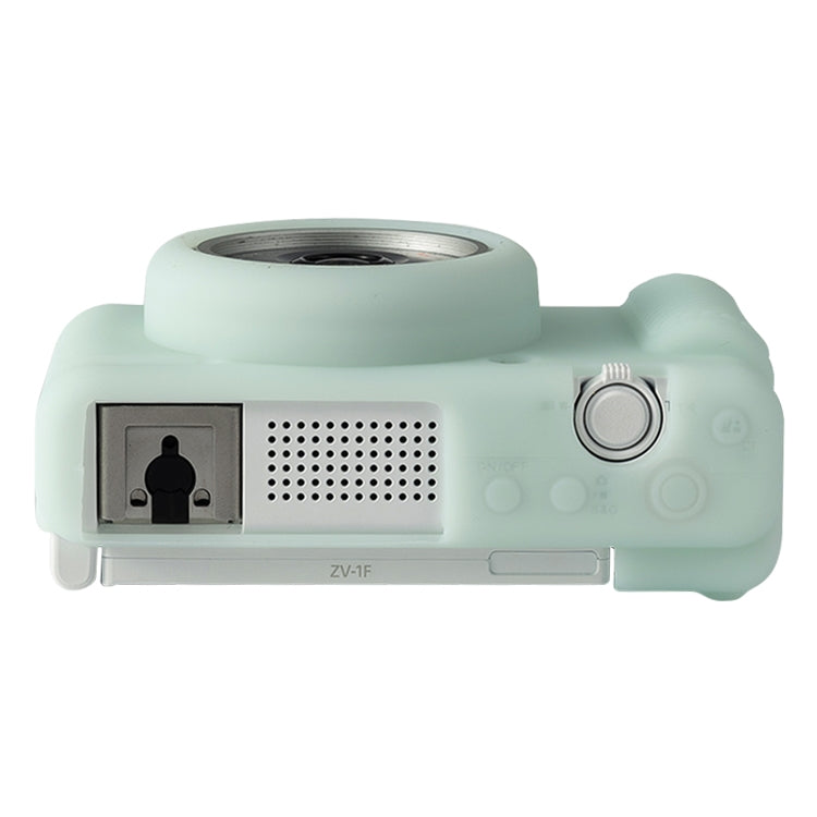 For Sony ZV-1F / ZV1 M2 Soft Silicone Protective Case(Jello Green) by buy2fix