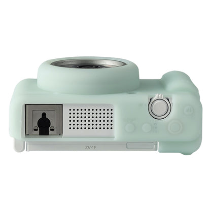 For Sony ZV-1F / ZV1 M2 Soft Silicone Protective Case(Jello Green) by buy2fix