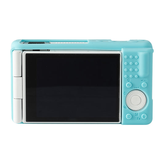 For Sony ZV-1F / ZV1 M2 Soft Silicone Protective Case(Sky Blue) by buy2fix