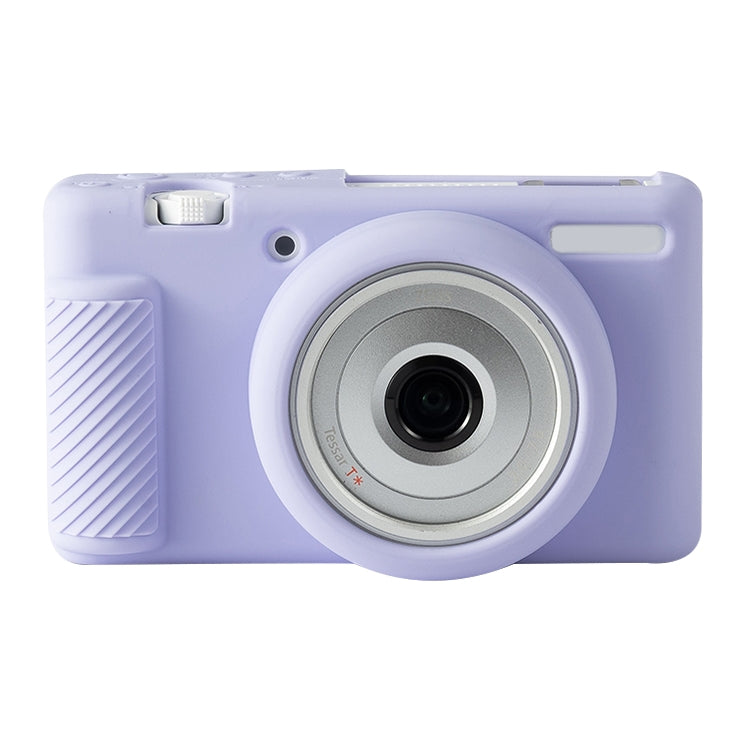 For Sony ZV-1F / ZV1 M2 Soft Silicone Protective Case(Purple) by buy2fix