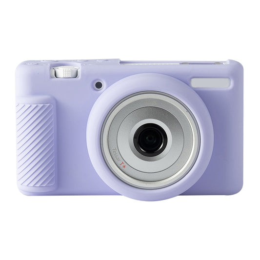 For Sony ZV-1F / ZV1 M2 Soft Silicone Protective Case(Purple) by buy2fix
