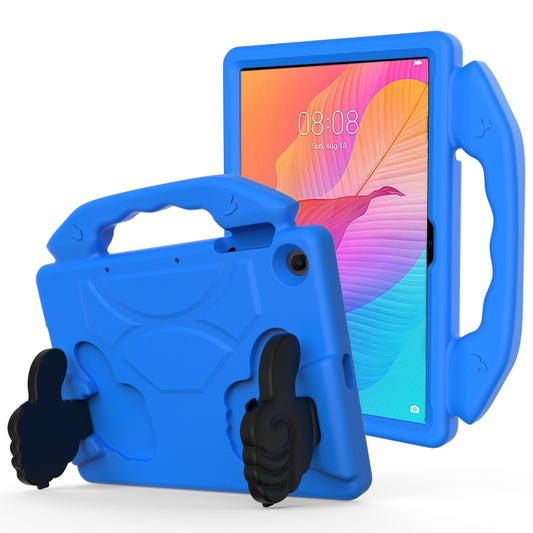 For Honor Pad X8 10.1 Thumb Bracket EVA Shockproof Tablet Case(Blue) - Honor by buy2fix | Online Shopping UK | buy2fix