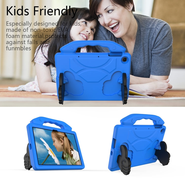 For Honor Pad X8 10.1 Thumb Bracket EVA Shockproof Tablet Case(Blue) - Honor by buy2fix | Online Shopping UK | buy2fix