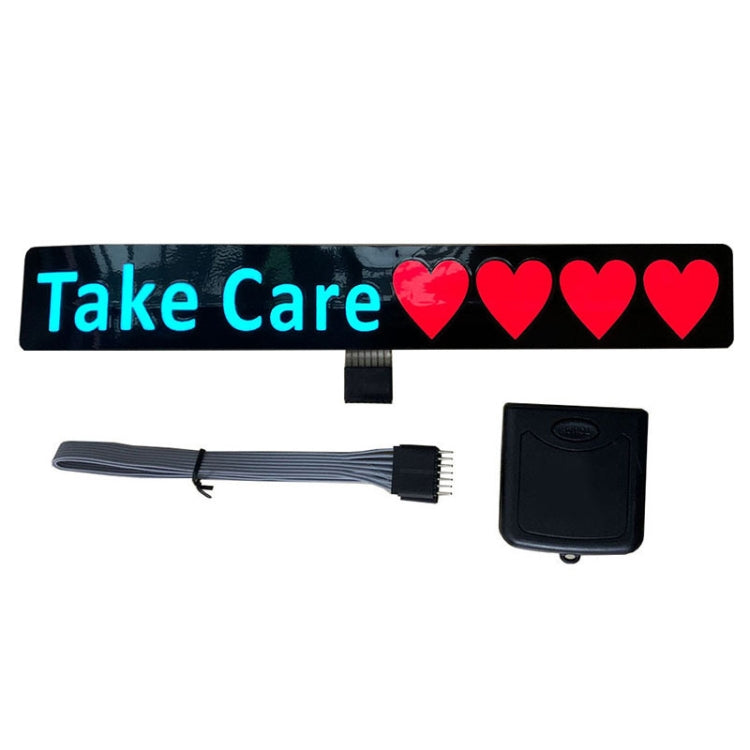 EL Luminous Car Stickers Cold Light Car Stickers Car Luminous Pattern Decoration(Take Care) by buy2fix
