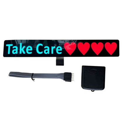 EL Luminous Car Stickers Cold Light Car Stickers Car Luminous Pattern Decoration(Take Care) by buy2fix