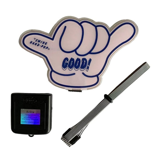 EL Luminous Car Stickers Cold Light Car Stickers Car Luminous Pattern Decoration(GOOD) by buy2fix