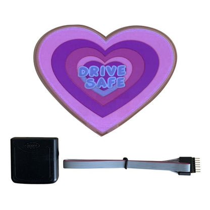 EL Luminous Car Stickers Cold Light Car Stickers Car Luminous Pattern Decoration(Driver Safe) by buy2fix