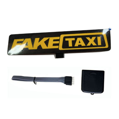 EL Luminous Car Stickers Cold Light Car Stickers Car Luminous Pattern Decoration(Fake Taxi) by buy2fix