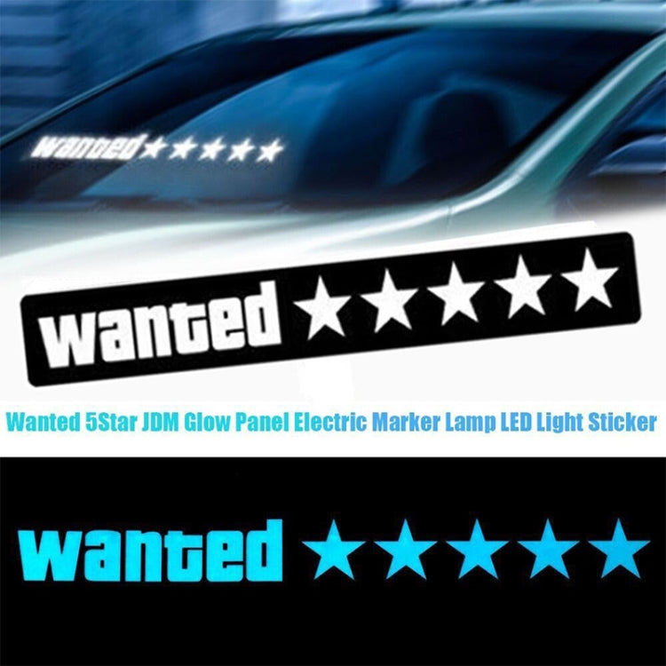 EL Luminous Car Stickers Cold Light Car Stickers Car Luminous Pattern Decoration(Driver Safe) by buy2fix