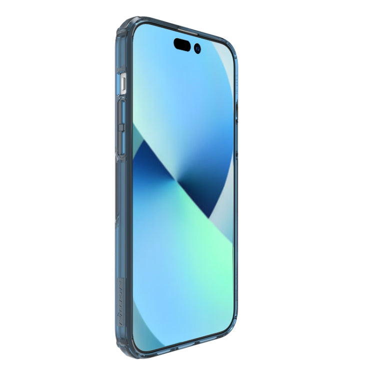 For iPhone 15 NILLKIN Ultra Clear PC + TPU Phone Case(Blue) - iPhone 15 Cases by NILLKIN | Online Shopping UK | buy2fix