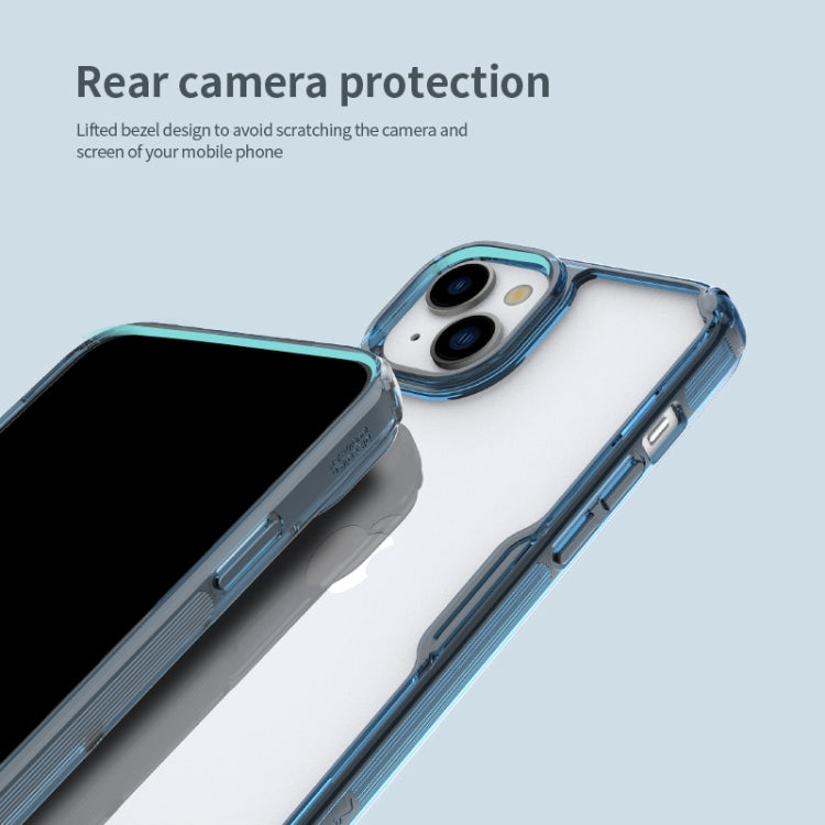 For iPhone 15 NILLKIN Ultra Clear PC + TPU Phone Case(Blue) - iPhone 15 Cases by NILLKIN | Online Shopping UK | buy2fix