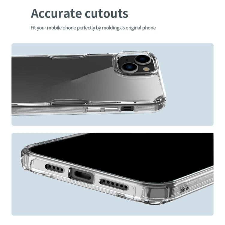 For iPhone 15 NILLKIN Ultra Clear PC + TPU Phone Case(Blue) - iPhone 15 Cases by NILLKIN | Online Shopping UK | buy2fix