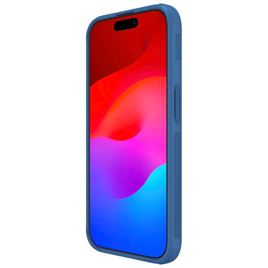 For iPhone 15 Pro NILLKIN Frosted Shield Pro PC + TPU Phone Case(Blue) - iPhone 15 Pro Cases by NILLKIN | Online Shopping UK | buy2fix