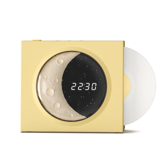 X09 Moon Clock Bluetooth Speaker Desktop Smart Wireless Speaker(Yellow) - Desktop Speaker by buy2fix | Online Shopping UK | buy2fix