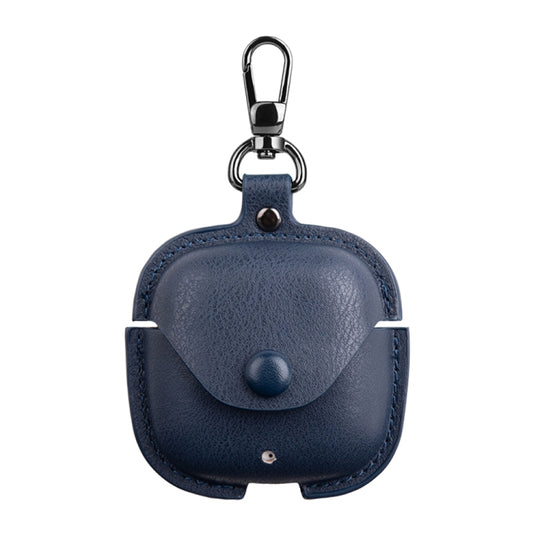 For Huawei FreeBuds SE 2 / SE 3 Leather TWS Earphone Protective Case with Hook(Blue)