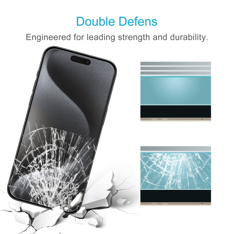 For iPhone 15 Plus / 15 Pro Max 0.26mm 9H 2.5D Tempered Glass Film - iPhone 15 Pro Max Tempered Glass by DIYLooks | Online Shopping UK | buy2fix