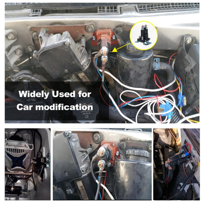Car Modification Small Contact 12V / 500A Contact Dual Battery High Current DC Relay - Relays by buy2fix | Online Shopping UK | buy2fix