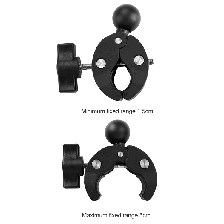 Motorcycle Dual-heads Crabs Clamps Handlebar Fixed Mount, Length:18cm by buy2fix