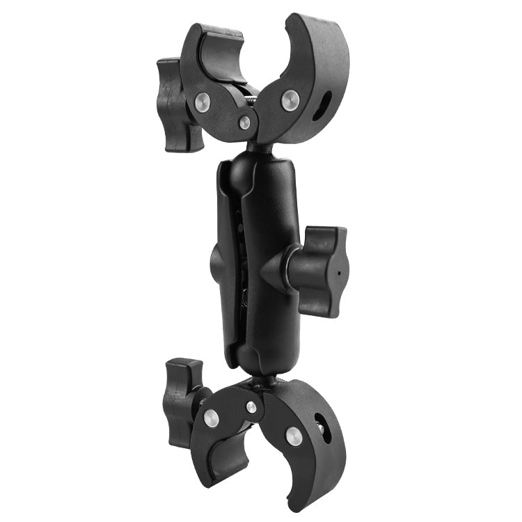 Motorcycle Dual-heads Crabs Clamps Handlebar Fixed Mount, Length:22cm by buy2fix