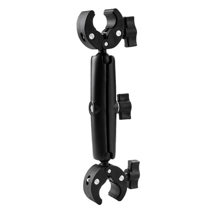 Motorcycle Dual-heads Crabs Clamps Handlebar Fixed Mount, Length:28cm by buy2fix