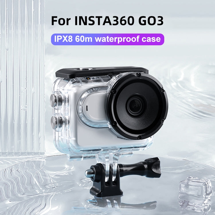 For Insta360 GO 3 Underwater Waterproof Housing Case by buy2fix