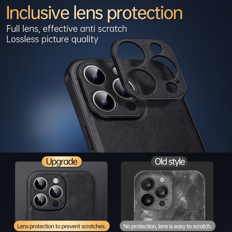 For iPhone 15 Pro SULADA Shockproof TPU Hybrid Handmade Leather Phone Case(Black) - iPhone 15 Pro Cases by SULADA | Online Shopping UK | buy2fix